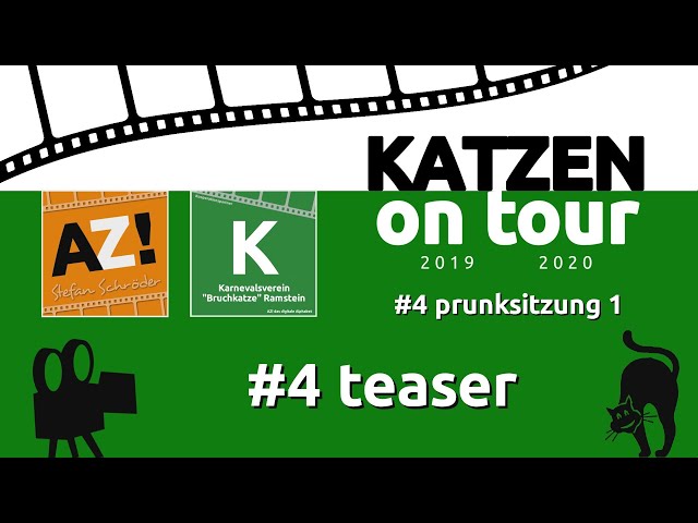 AZ! - KATZEN on tour #4 Prunksitzung 1 #tanz - teaser 2020