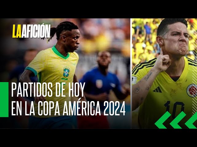 Debut de Colombia y Brasil en Copa América 2024: Horarios y rivales