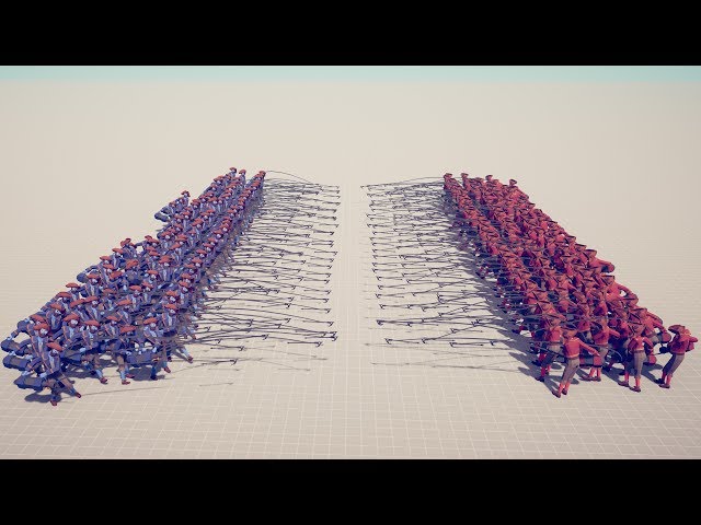 100x HARPOONERS vs 100x EVERY UNIT - Totally Accurate Battle Simulator TABS