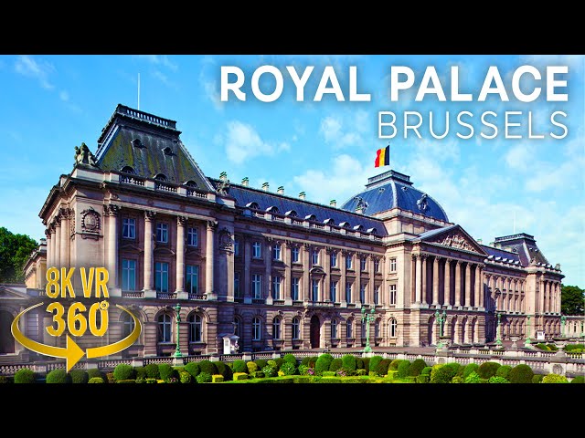 Royal Palace in Brussels Experience - Belgium - 8K 360 VR Video!
