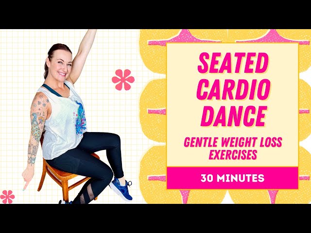 CHAIR DANCE CARDIO: 30 Minute Cardio, Gentle Chair Workout, Chair Workout For Weight Loss & Health