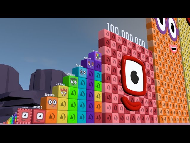 Looking for Numberblocks Puzzle Step Squad 1 to 7,000,000 MILLION to 500,000,000 MILLION BIGGEST!
