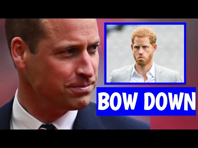 BOW TO YOUR KING!Danger strikes as Prince William Asked prince Harry To bow To Him As He Become king