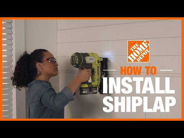 How to Install Shiplap | The Home Depot