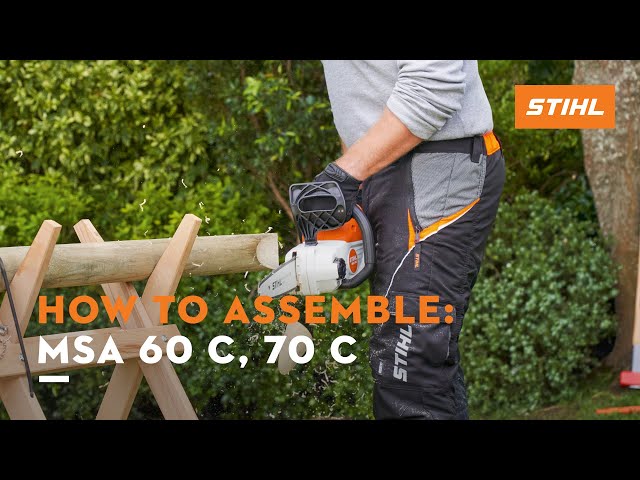 How to Assemble: MSA 60 C, 70 C | STIHL Tutorial