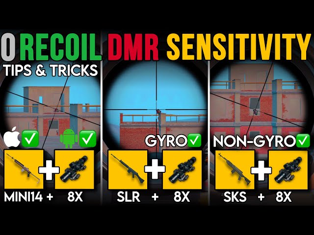 DMR Tips and Tricks - Sensitivity Setting for PUBG Mobile  BGMI