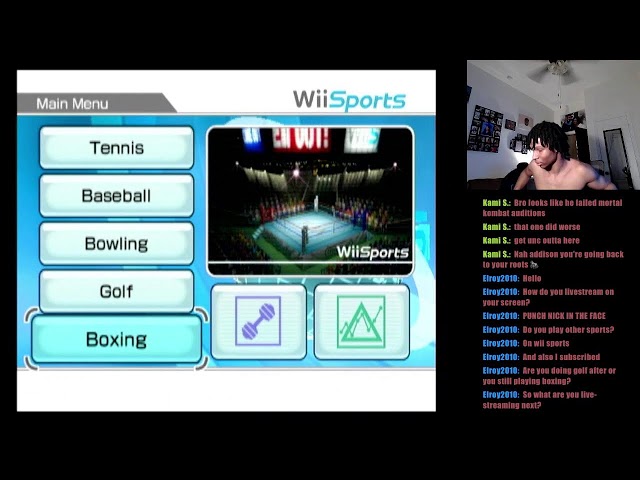 Wii boxing stream