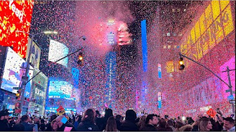 "NYC Times Square New Years Eve 2023 Ball Drop Countdown Full" (The NYC Walking Show), ...