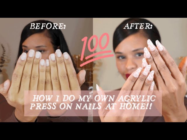 NAIL TRANSFORMATION: 5 Tips on how to get the BEST SALON LOOK-ALIKE NAILS at home!!! UNDER $5??