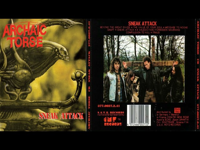 Archaic Torse | Germany | 1992 | Sneak Attack | Full Album | Thrash Death Metal | Rare Metal Album
