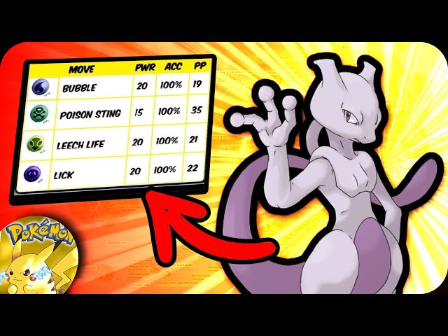 Ad-Free: Can Mewtwo beat Pokemon Yellow with ONLY 20 Power Moves?