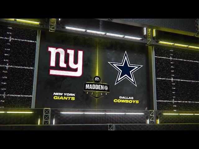Dallas Cowboys vs. New York Giants week 1