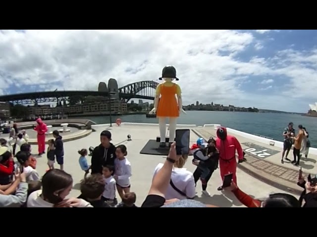 VR 360 #NETFLIX Squid Game Doll in Sydney