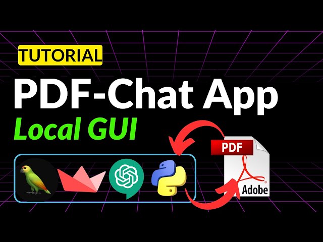 Langchain: PDF Chat App (GUI) | ChatGPT for Your PDF FILES | Step-by-Step Tutorial