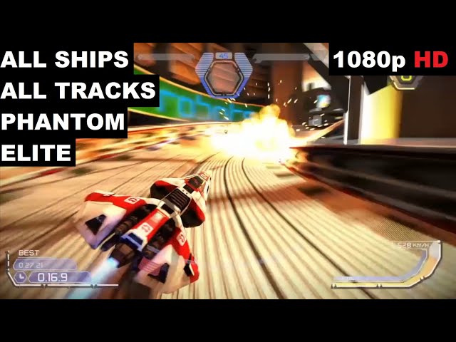 WipEout HD Fury All Tracks / Circuits Phantom Elite + All Ships Omega Collection PS4 Gameplay