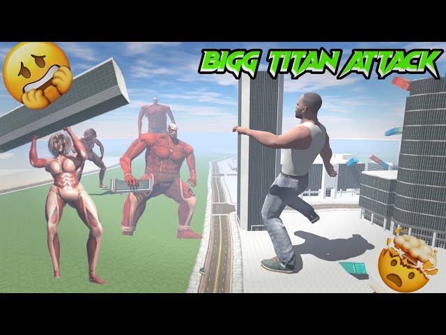 FRANKLIN V's EPIC TITANS FITING IN INDIAN BIKE DRIVING 3D// NEW STORY /VIDEO CREDIT BY - @TioxPlay