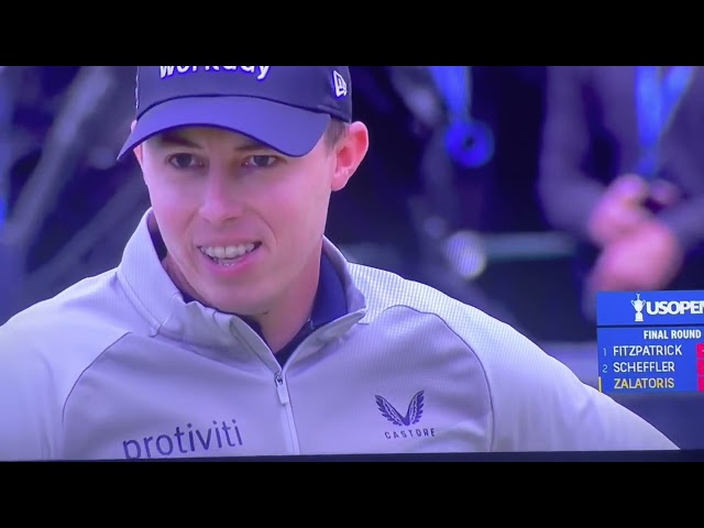 The two outstanding shots that won the 2022 US open for Matthew  Fitzpatrick