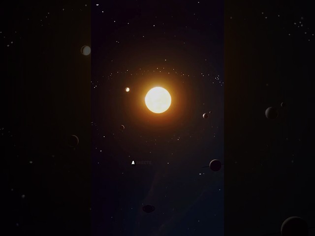 Как выглядит Солнечная система на самом деле #космос #солнце #планета
