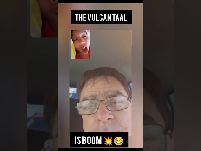 The vulcano is boom!!