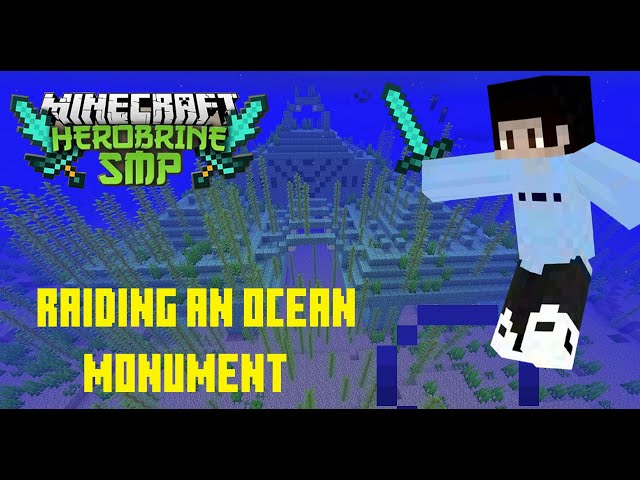 Herobrine SMP Live | Rainding Another Ocean Monument | #Day21 | LET'S GO FOR 1K SUBS | INFINITY VS