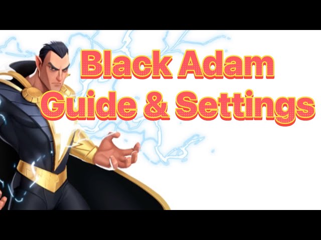 BLACK ADAM mini GUIDE & SETTINGS MULTIVERSUS Tdawg Gameplay PS5