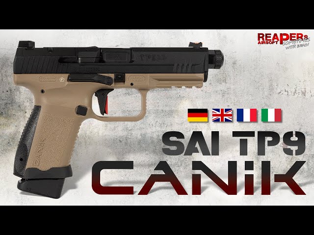 [Review] CANiK SAI TP9 GBB (Cybergun,WE,AW,6mm Gas Blowback Pistole) Softair/Airsoft - Deutsch
