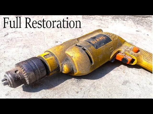 Old Faulty DEWALT DRILL MACHINE RESTORAION - Restoration