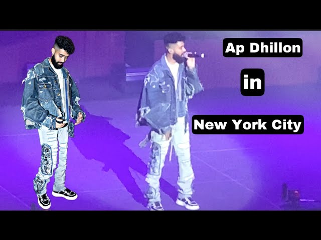 Ap Dhillon NYC Concert | Out of this World Tour| Gurinder Gill | Shinda kahlon | BROWN MUNDE