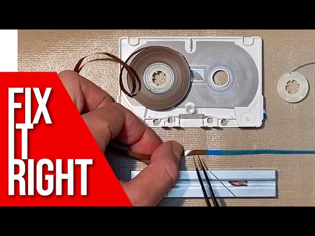 How to Fix Cassette Tapes The Right Way. Open, Splice, Repair Like a Pro.