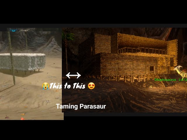 Ark Survival Mobile ep 2|| Making new House 🏠  and taming Parasaur 😜|| in hindi or Urdu