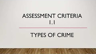 WJEC Criminology Year One PowerPoints