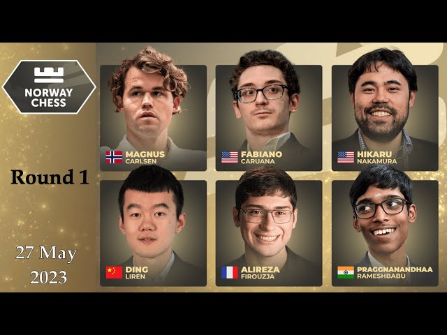 Norway Chess 2024 | Round 1 | Magnus, Hikaru, Ding, Fabiano, Alireza & Pragg