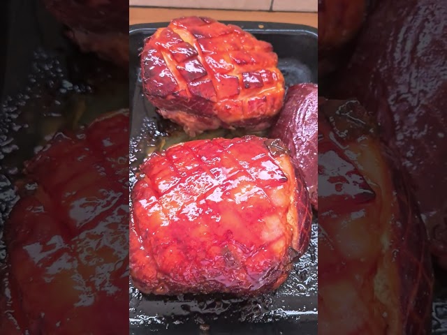 DELICIOUS CHRISTMAS SMOKED GAMMON AND ROASTED POTATOES  #cooking #recipe  #baking
