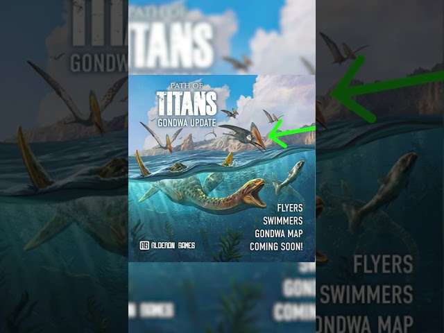 1 Flyer & 1 Aquatic Coming To Path of Titans CONFIRMED! #shorts