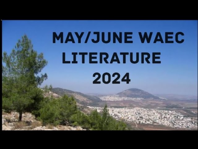 LITERATURE IN ENGLISH WAEC 2024: BINSEY POPLARS BY GERARD HOPKINS