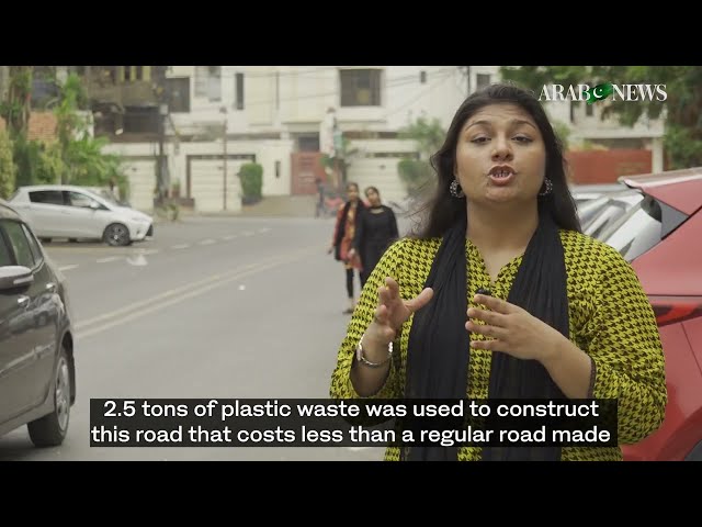 Karachi gets first ‘plastic road’