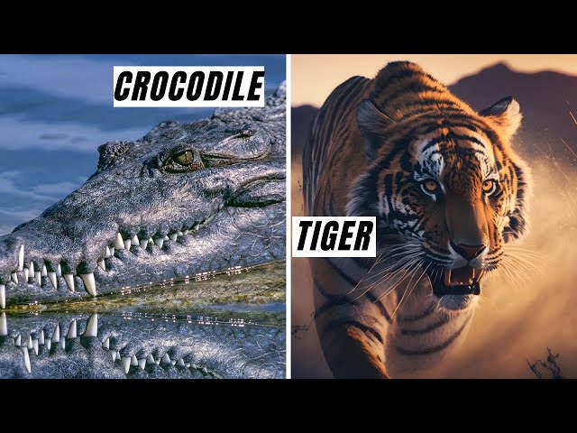 TIGER VS CROCODILE | WHO WOULD WIN IN A FIGHT?
