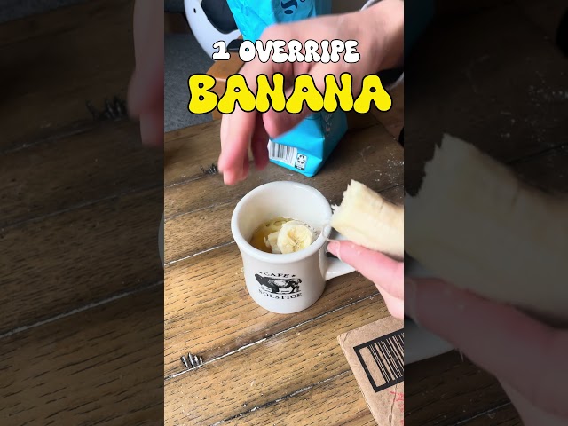Easy Sticky Banana Bread Pudding | Microwave Mug/Mug Cake Recipe #food #mugcakes #bananabread