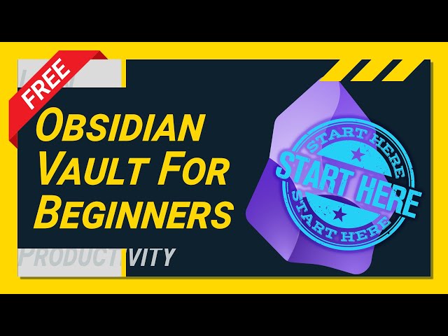 Why Obsidian BEGINNERS really want this amazing FREE Starter Vault