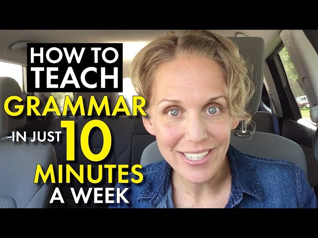 Grammar Lessons That Work, Teach Grammar in Just 10 Min. a Week, High School Teacher Vlog