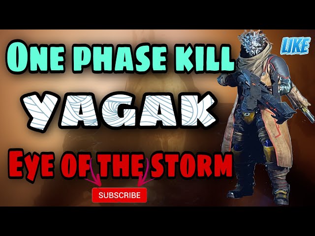 Outriders - How To Beat Eye of the Storm (One Phase/Shot YAGAK) PS5