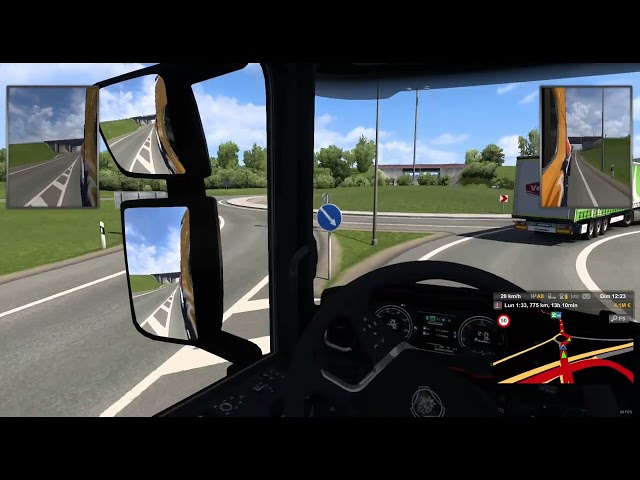 ETS2 Hauling jet engine fuel from Lithuania to Finland