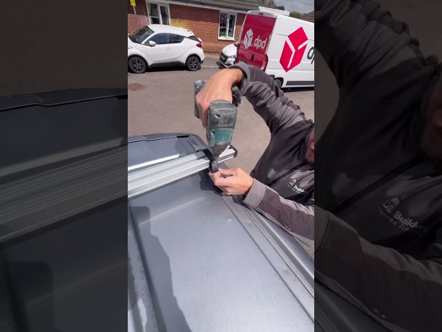 How to install a van guard roof rack #howto #diy #how #shorts #vans #roof #tips #tipsandtricks