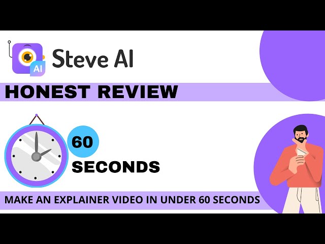 Steve AI Review - Make an explainer easily in seconds