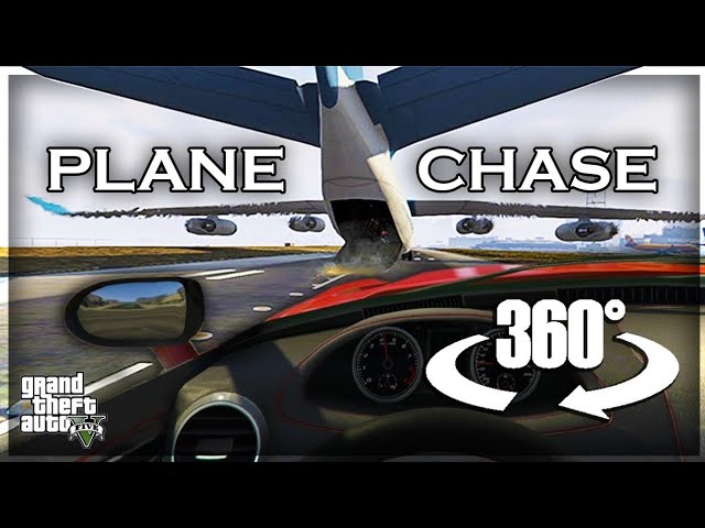 Virtual Reality Airport Chase  GTA V 360° Experience4K reality 360 videos realidad virtual  vr