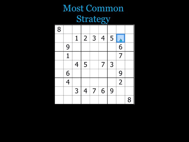 Most Popular Sudoku Strategy 🤩Sudoku Shorts No. 2 📚 #shorts #sudoku #puzzle