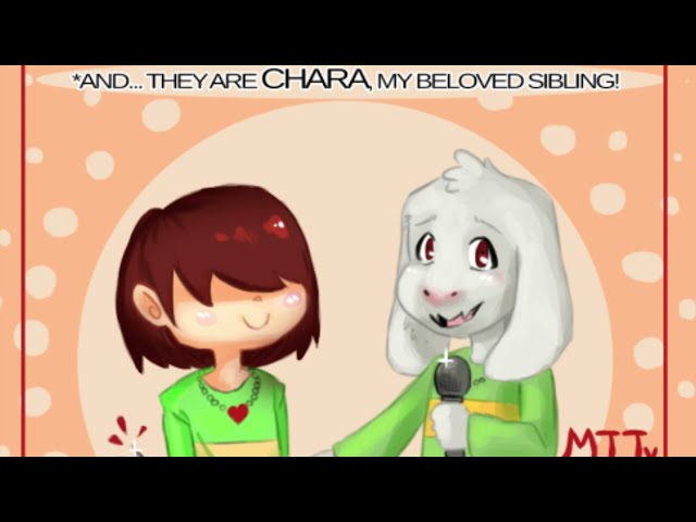 Asriel Introduces Chara to the player! Undertale Comic Dub!