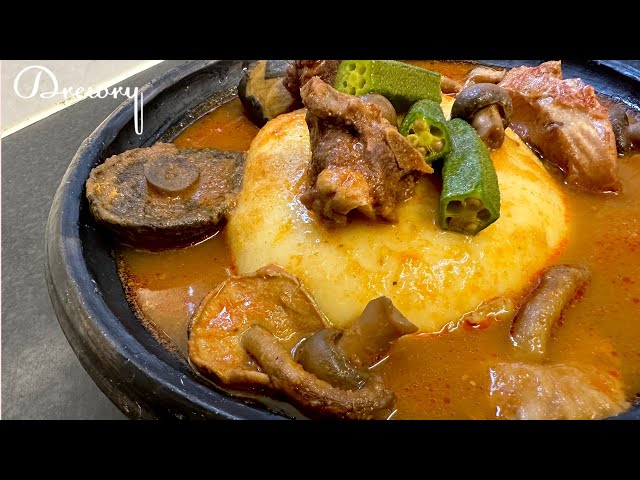 TASTY TOLOO BEEF / ASSORTED FISH PEPPER SOUP | GHANA SOUP