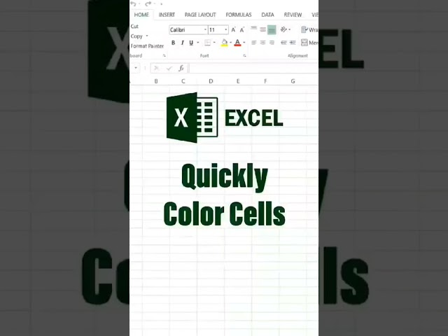 how to create quickly color cells. #excel #cell #computer #microsoft  @technical.computer.classes