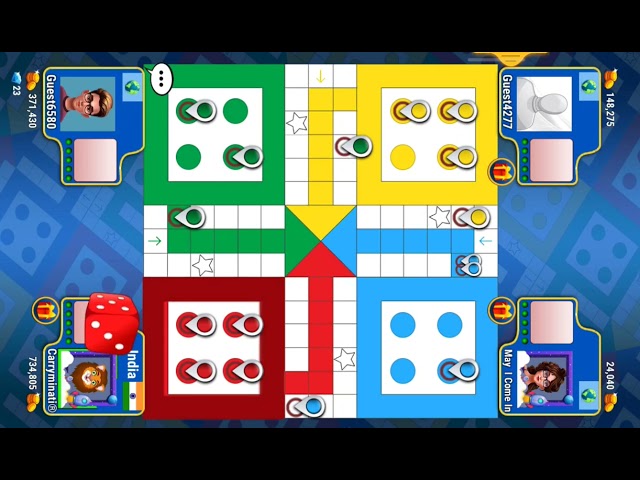 Ludo game in 4 players | Ludo King 4 players | Ludo gameplay #173